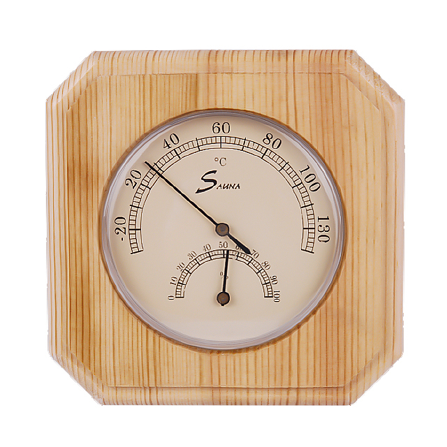 Household Sauna Wooden Thermometer
